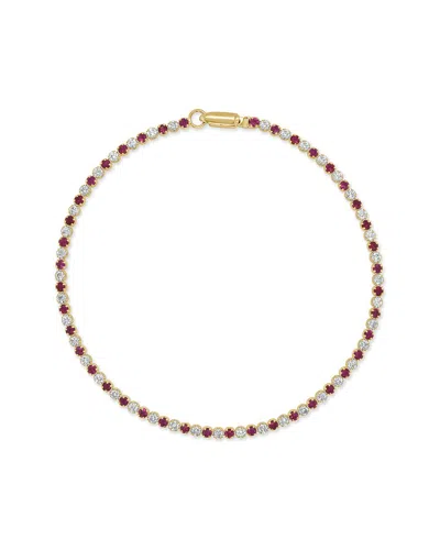Sabrina Designs 14k 2.05 Ct. Tw. Diamond & Ruby Stackable Tennis Bracelet In Gold