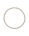 Sabrina Designs 14k 2.05 Ct. Tw. Diamond & Ruby Stackable Tennis Bracelet