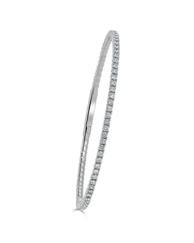 Sabrina Designs 14k 2.08 Ct. Tw. Diamond Flexible Bangle Bracelet