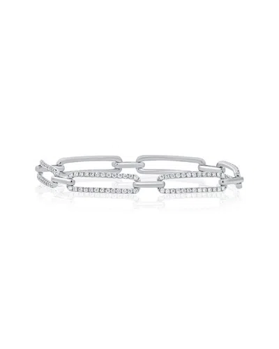 Sabrina Designs 14k 2.16 Ct. Tw. Diamond Link Bracelet In Metallic