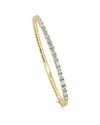 Sabrina Designs 14k 2.17 Ct. Tw. Diamond Flexible Bangle Bracelet