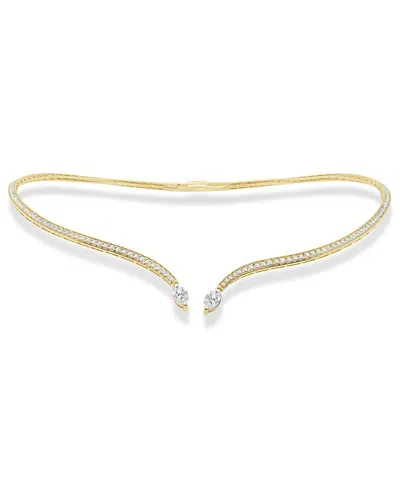 Sabrina Designs 14k 2.22 Ct. Tw. Diamond Link Necklace In Gold