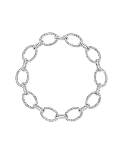 Sabrina Designs 14k 2.46 Ct. Tw. Diamond Link Bracelet In Metallic