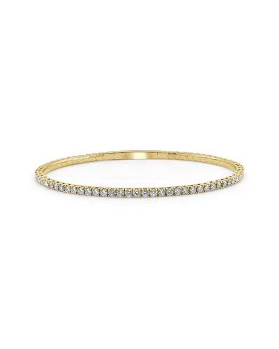 Sabrina Designs 14k 2.57 Ct. Tw. Diamond Flexible Bangle Bracelet In Gold