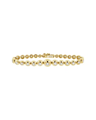 Sabrina Designs 14k 2.63 Ct. Tw. Diamond Tennis Bracelet In Transparent
