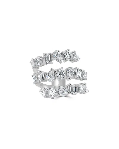 Sabrina Designs 14k 2.77 Ct. Tw. Diamond Fancy Shape Wrap Ring In Metallic