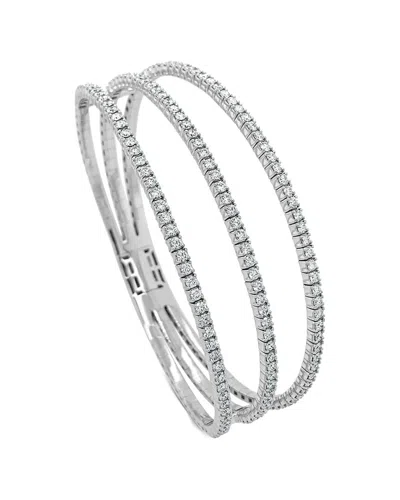 Sabrina Designs 14k 2.85 Ct. Tw. Diamond 3-row Bracelet
