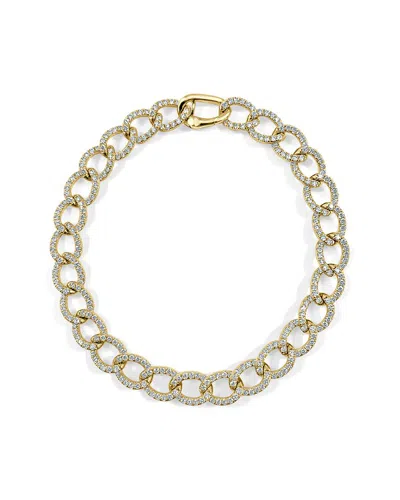 Sabrina Designs 14k 2.90 Ct. Tw. Diamond Link Bracelet In Gold