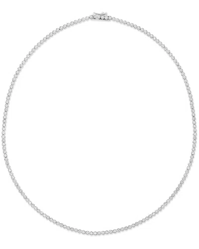 Sabrina Designs 14k 3.15 Ct. Tw. Diamond Tennis Necklace In Metallic