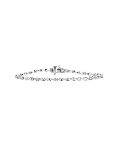 Sabrina Designs 14k 3.22 Ct. Tw. Diamond Tennis Bracelet In Metallic