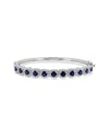 Sabrina Designs 14k 3.24 Ct. Tw. Diamond & Sapphire Stackable Bangle