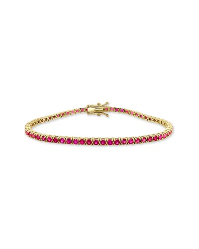 Sabrina Designs 14k 3.82 Ct. Tw. Ruby Tennis Bracelet