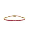 Sabrina Designs 14k 3.82 Ct. Tw. Ruby Tennis Bracelet
