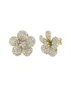 Sabrina Designs 14k 3.83 Ct. Tw. Diamond Flower Earrings