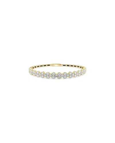 Sabrina Designs 14k 3.90 Ct. Tw. Diamond Flexible Bangle Bracelet In Gold