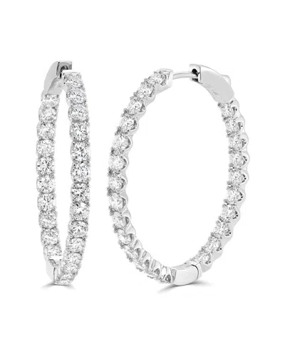 Sabrina Designs 14k 4.35 Ct. Tw. Diamond Hoops In Metallic
