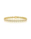 Sabrina Designs 14k 4.87 Ct. Tw. Diamond Heart Bracelet In Gold
