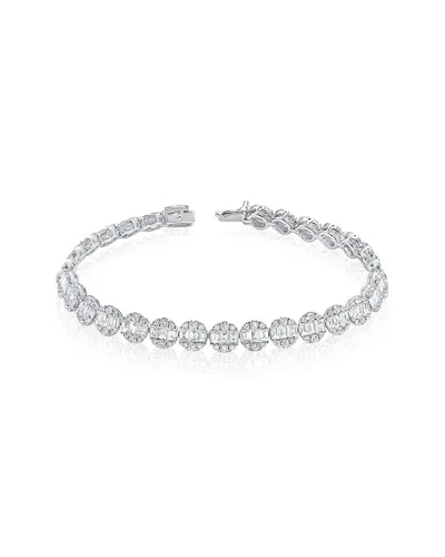 Sabrina Designs 14k 6.14 Ct. Tw. Diamond Stackable Tennis Bracelet In Metallic