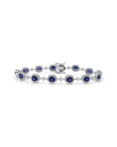Sabrina Designs 14k 8.99 Ct. Tw. Diamond & Sapphire Stackable Bracelet
