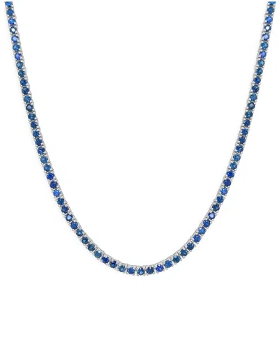 Sabrina Designs 14k 9.44 Ct. Tw. Sapphire Tennis Necklace