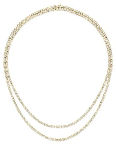 Sabrina Designs 14k 9.75 Ct. Tw. Diamond Tennis Necklace In Gold