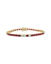 Sabrina Designs 14k 9.78 Ct. Tw. Diamond & Ruby Bracelet