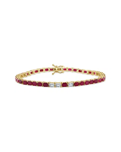Sabrina Designs 14k 9.78 Ct. Tw. Diamond & Ruby Bracelet In Gold