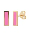 Sabrina Designs 14k Agate Bar Studs In Gold
