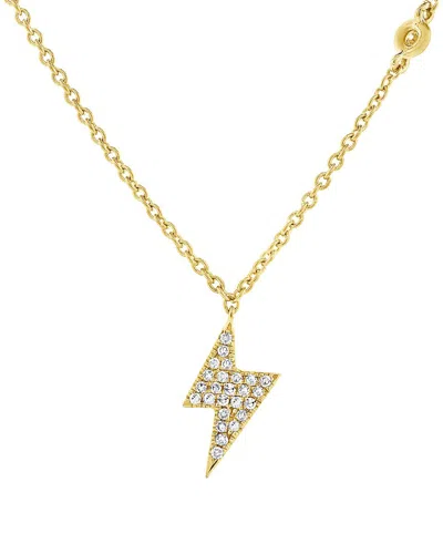 Sabrina Designs 14k Diamond Lightning Bolt Necklace