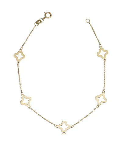 Sabrina Designs 14k Flower Ankle Bracelet In Gold
