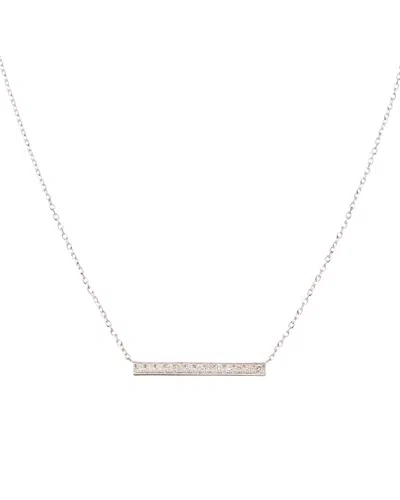 Sabrina Designs 14k Gold 0.10 Ct. Tw. Diamond Bar Necklace