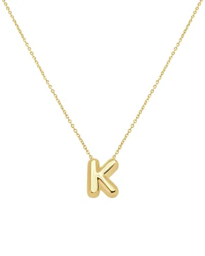 Sabrina Designs 14k Initial Necklace In Brown