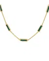 Sabrina Designs 14k Malachite Bar Station Necklace