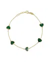 Sabrina Designs 14k Malachite Enamel Chain Bracelet