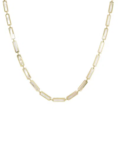 Sabrina Designs 14k Mother-of-pearl Bar Necklace