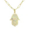 Sabrina Designs 14k Mother-of-pearl Hamsa Pendant