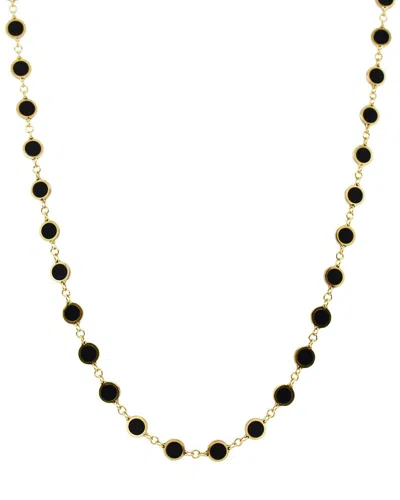 Sabrina Designs 14k Onyx Circle Necklace