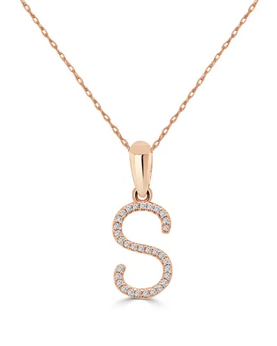 Sabrina Designs 14k Rose Gold 0.09 Ct. Tw. Diamond Pendant