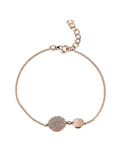 Sabrina Designs 14k Rose Gold 0.13 Ct. Tw. Diamond Chain Bracelet