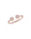 Sabrina Designs 14k Rose Gold 0.13 Ct. Tw. Diamond Half-eternity Ring