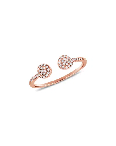 Sabrina Designs 14k Rose Gold 0.13 Ct. Tw. Diamond Half-eternity Ring