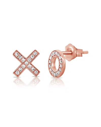 Sabrina Designs 14k Rose Gold 0.18 Ct. Tw. Diamond Xo Studs