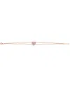 Sabrina Designs 14k Rose Gold 0.23 Ct. Tw. Diamond Heart Bracelet