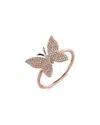 Sabrina Designs 14k Rose Gold 0.24 Ct. Tw. Diamond Butterfly Ring In Gold