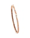 Sabrina Designs 14k Rose Gold 0.25 Ct. Tw. Diamond Bangle Bracelet