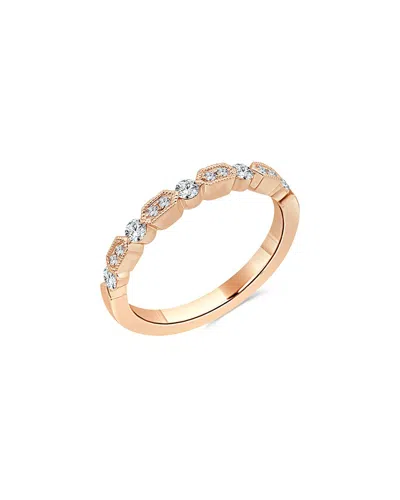 Sabrina Designs 14k Rose Gold 0.28 Ct. Tw. Diamond Ring In Pink