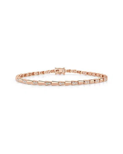 Sabrina Designs 14k Rose Gold 0.43 Ct. Tw. Diamond Bangle Bracelet