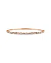 Sabrina Designs 14k Rose Gold 0.76 Ct. Tw. Diamond Flexible Bangle Bracelet