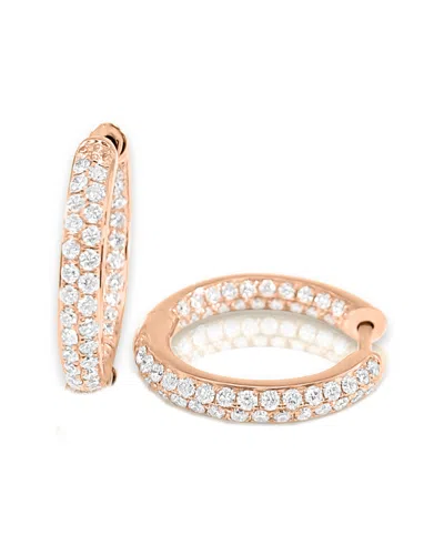 Sabrina Designs 14k Rose Gold 1.00 Ct. Tw. Diamond Hoops