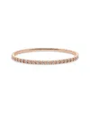 Sabrina Designs 14k Rose Gold 1.00 Ct. Tw. Diamond Stackable Flexible Bangle Bracelet